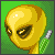 happy alien pixel shaking avatar